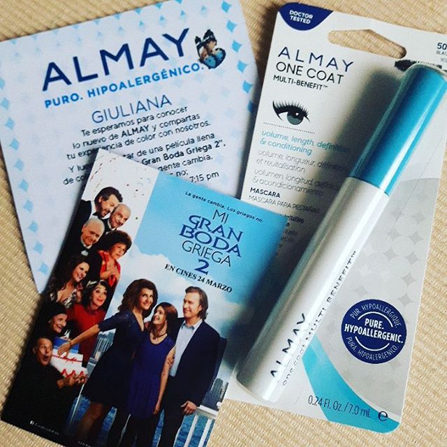 Y hoy nos vamos al Cine gracias a #almay quien gentilmente me envio su nueva mascara para pestañas! A probar se ha dicho!!!
#almayperu #dlpcosmetics #almaymasc #migranbodagriega #gift #beautyproduct #masc #almayonecoat #waterproof #makeup #makeuplover
